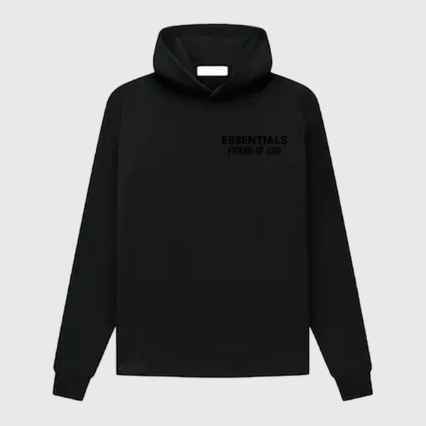 Essentials Friend Of God Hoodie Black