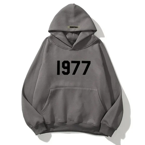 Essentials 1977 Gray Hoodie