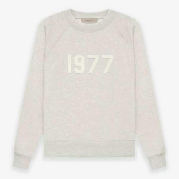 Essentials Crewneck 1977 Dark Gray Sweatshirt